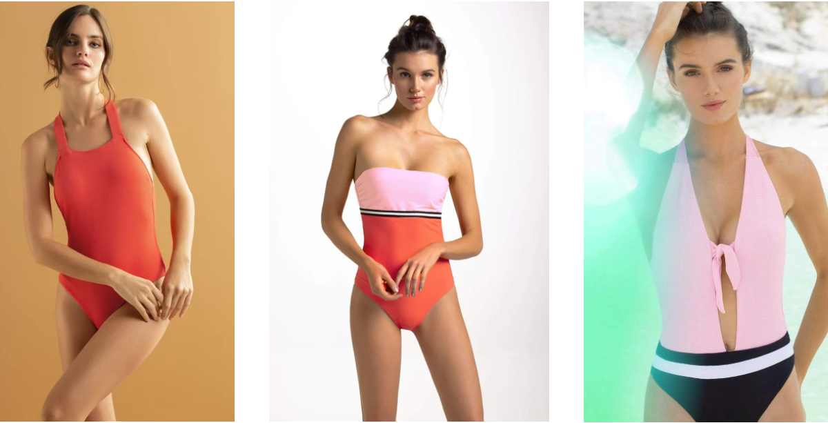Flaunt Your Curves Effortlessly In One-piece Swimwear!