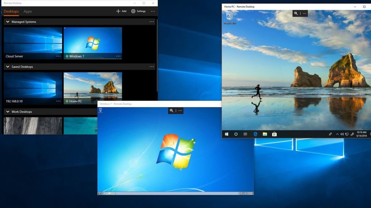 What is the use of remote desktop?