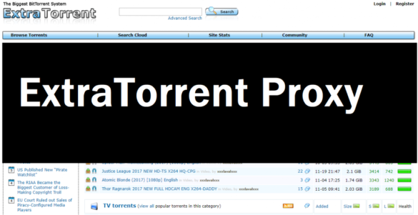 Extratorrents Proxy